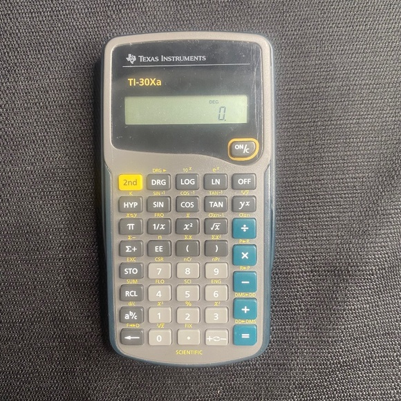 Texas Instruments TI-30Xa Scientific Calculator with Cover - Tested and Working - Picture 1 of 5